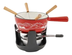 Fondueset Cosy & Trendy Aspen Rood
