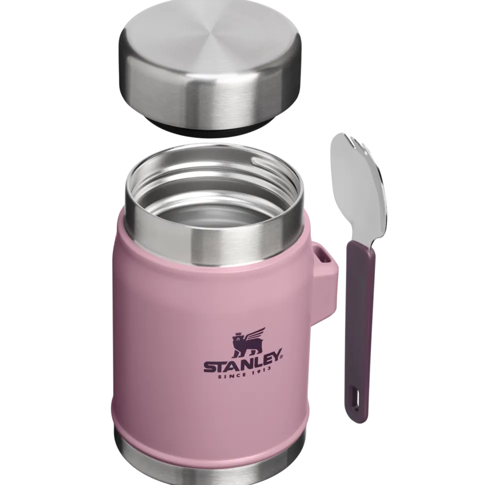 Food Jar Stanley The Legendary + Spork 0,4L Purple Smoke