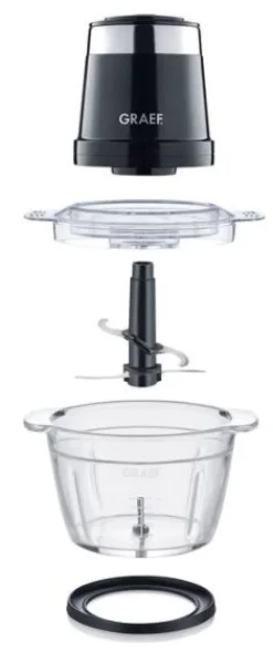 Foodprocessor Graef CH502 Zwart