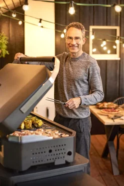 Gasgrill Cozze Plancha 800 3 Branders