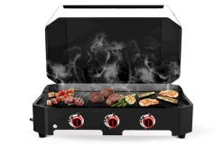 Gasgrill Cozze Plancha 800 3 Branders