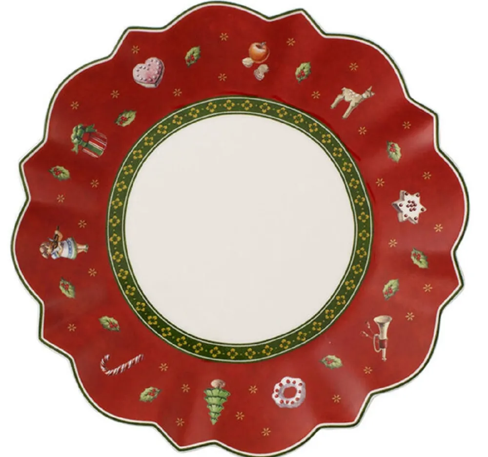 Villeroy & Boch Gebaksbord Toy's Delight Rood (6-Delig) Clearance