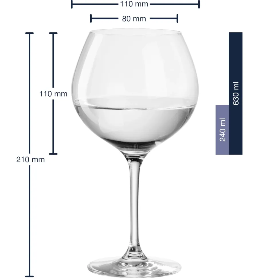 Gin Tonic Glas Leonardo Gin 630 ml (2-Delig)