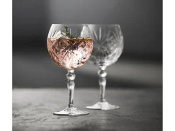 Lyngby Gin & Tonicglas Melodia Clear 650 ml (Set van 4) Outlet