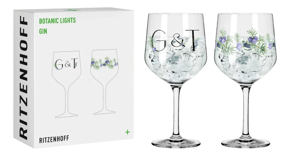 Ritzenhoff Gin & Tonicglas Botanic Lights #5 #6 720 ml (Set van 2)