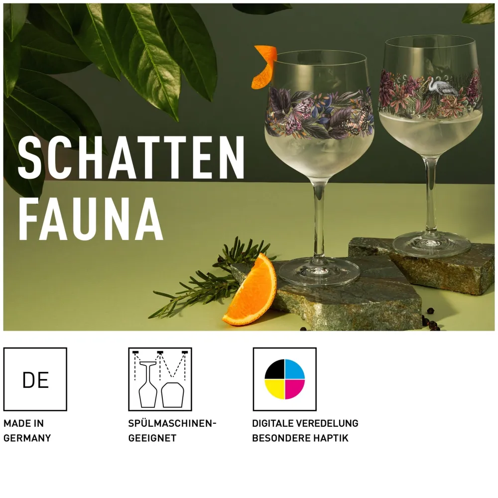 Ritzenhoff Gin & Tonicglas Schattenfauna #5 #6 720 ml (Set van 2) Hot