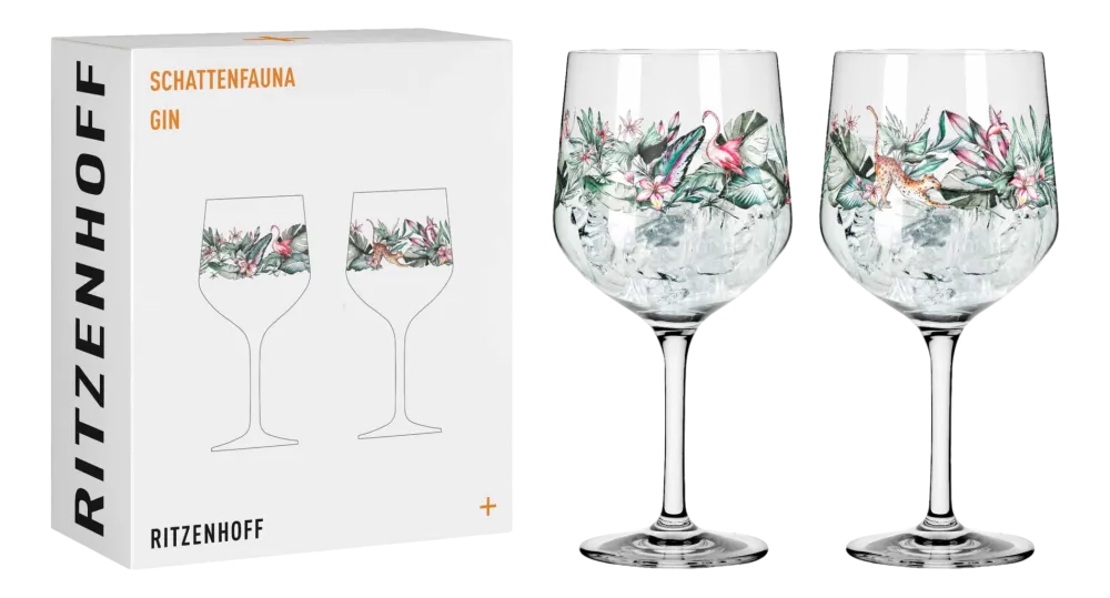 Ritzenhoff Gin & Tonicglas Schattenfauna #5 #6 720 ml (Set van 2) Hot