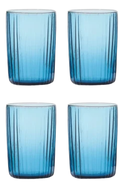 Bitz Glas Kusintha Blue 280 ml (4-Delig) Outlet