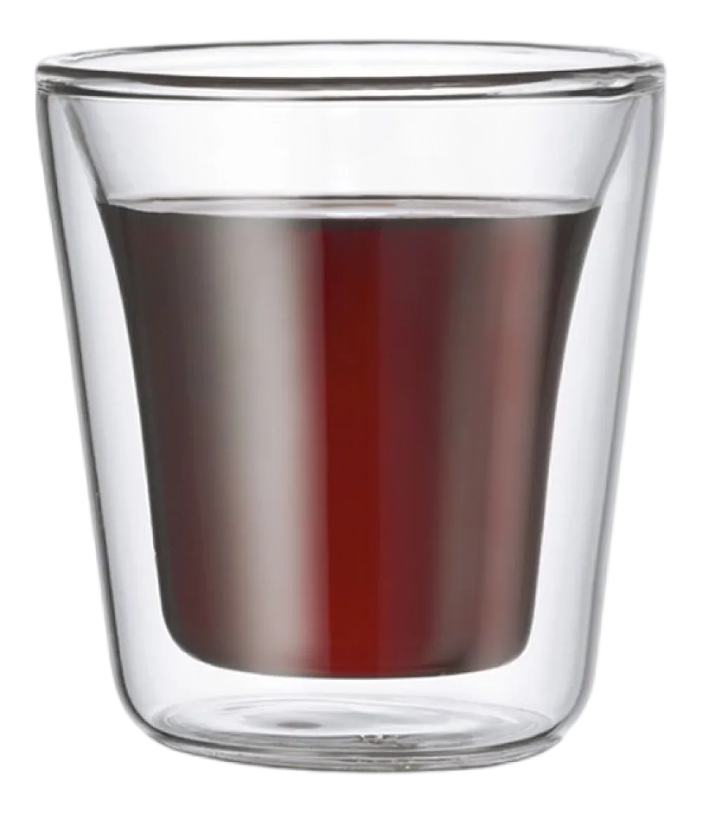 Bodum Glas Canteen Small Transparent 100 ml (Set van 2) Hot