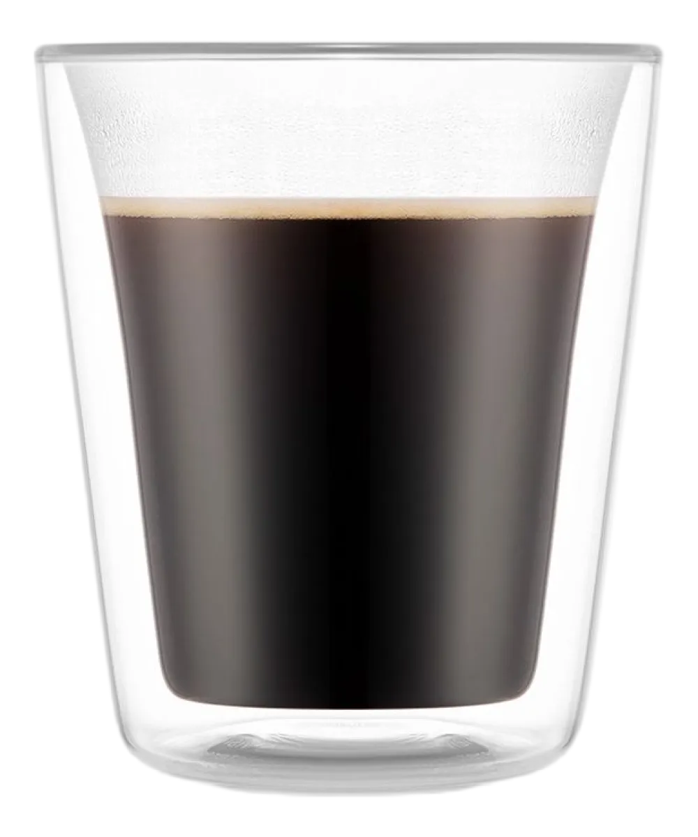 Bodum Glas Canteen Transparent 200 ml (Set van 2) Outlet