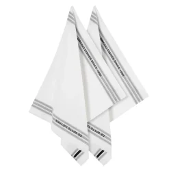 Glazendoek De Witte Lietaer Dish Black (2 stuks)