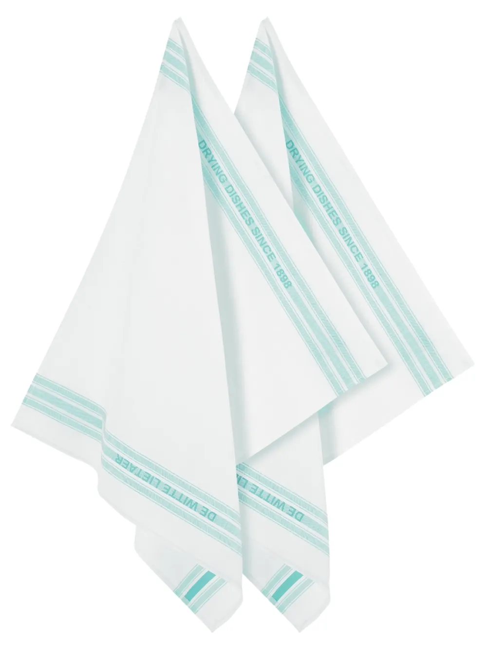 De Witte Lietaer Glazendoek Dish Aqua (2 stuks) Discount