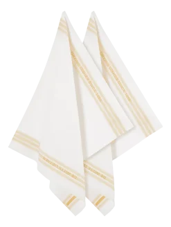 Glazendoek De Witte Lietaer Dish Ochre (2 stuks)