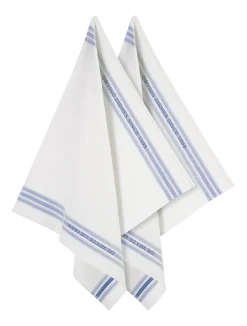 De Witte Lietaer Glazendoek Dish Blue (2 stuks)