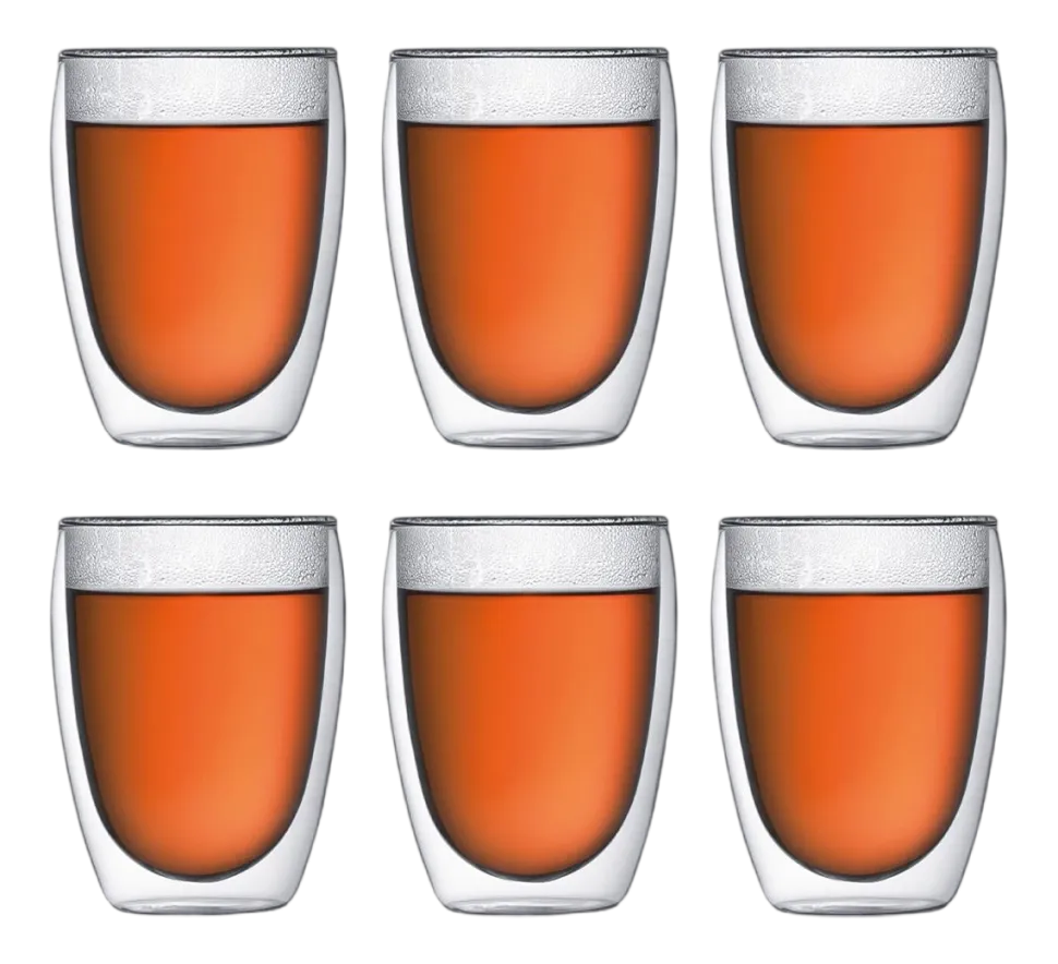 Glazenset Bodum Pavina Transparent 350 ml (Set van 6)