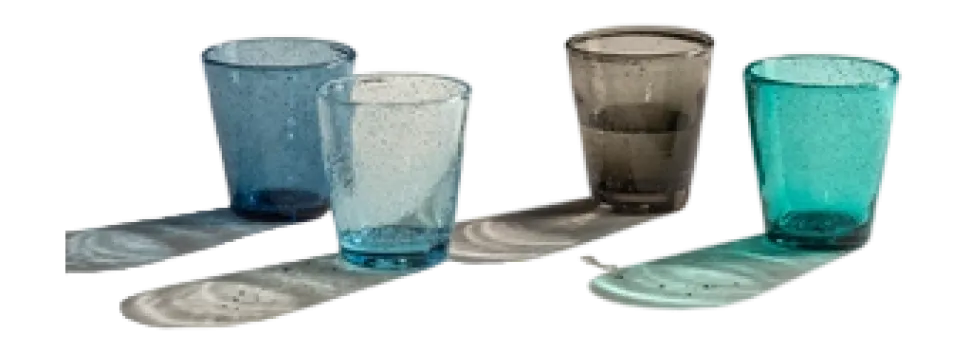Glazenset Leonardo Burano Cold Colors 330ml (Set van 4)