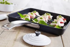 Grillpan Le Creuset Les Forgées Zwart 28 cm