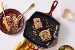 Grillpan Le Creuset Skillet Vierkant Garnet 26 cm