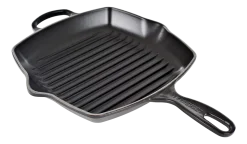 Le Creuset Grillpan Skillet Vierkant Mat Zwart 26 cm Discount