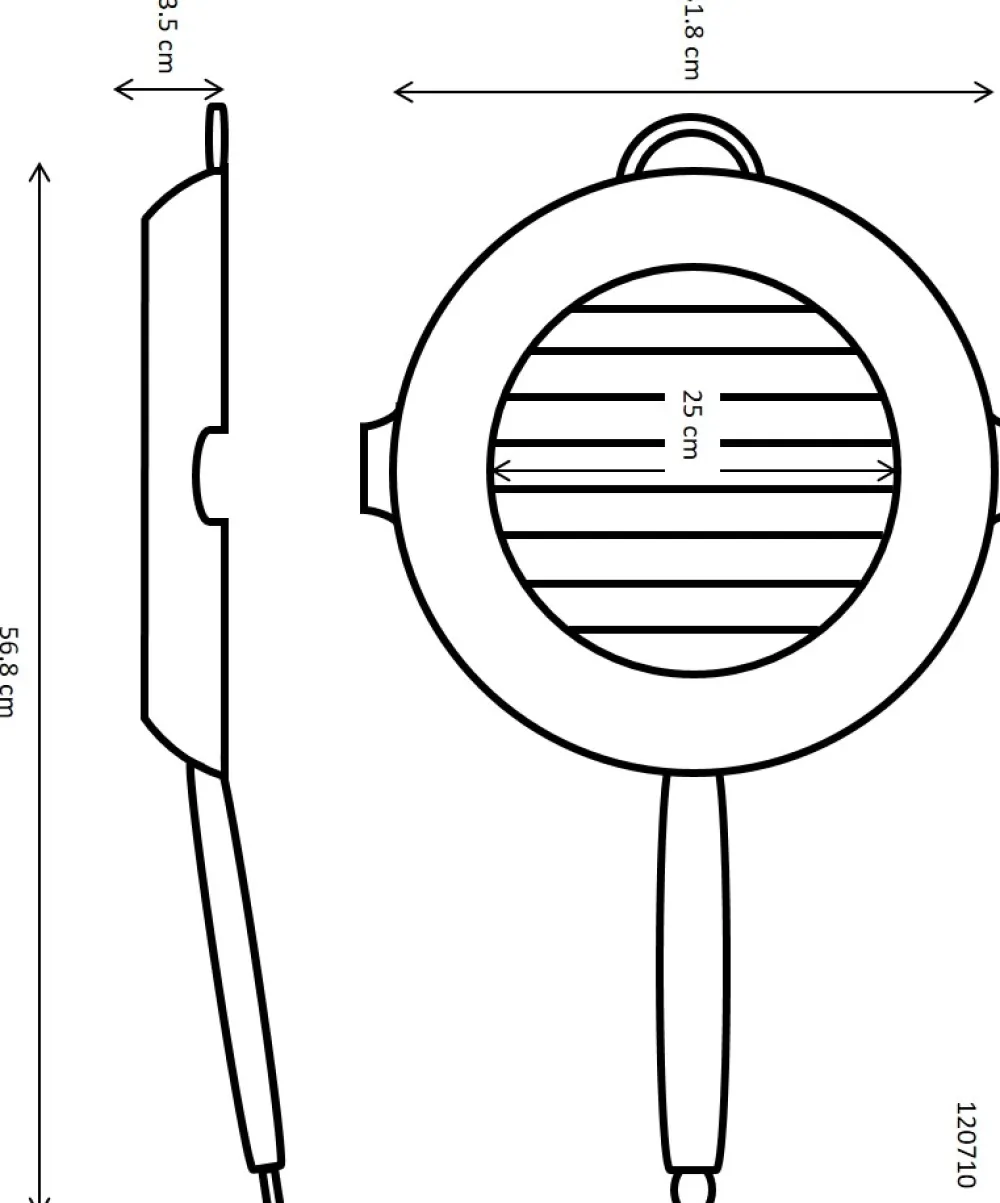Ronneby Bruk Grillpan Maestro RVS Greep 28 cm