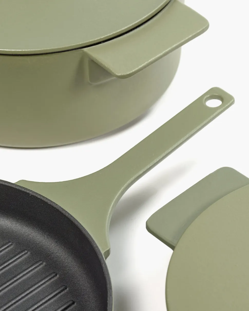 Grillpan Serax Surface Cookware By Sergio Herman Green 46 x 26 x 4,2 cm