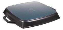 Staub Grillpan 2 Grepen Vierkant Zwart 33 x 33 cm