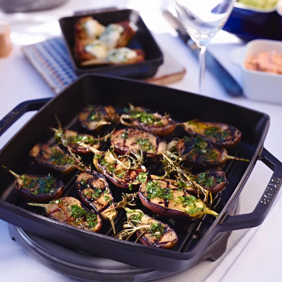 Grillpan Staub Vierkant Zwart 28 cm