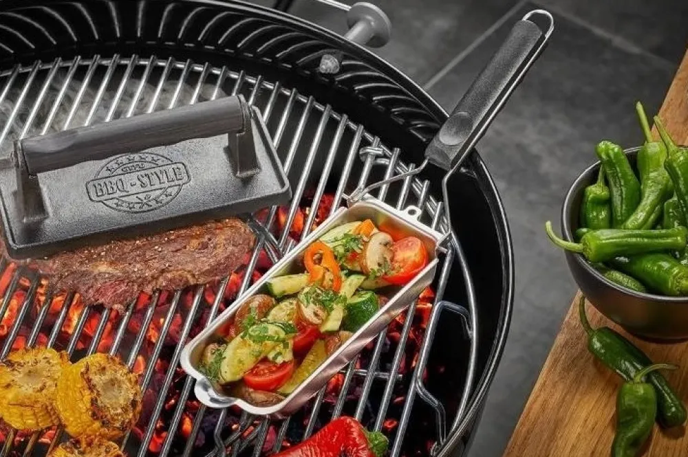 Gefu Grillpan voor BBQ RVS Zilver Clearance