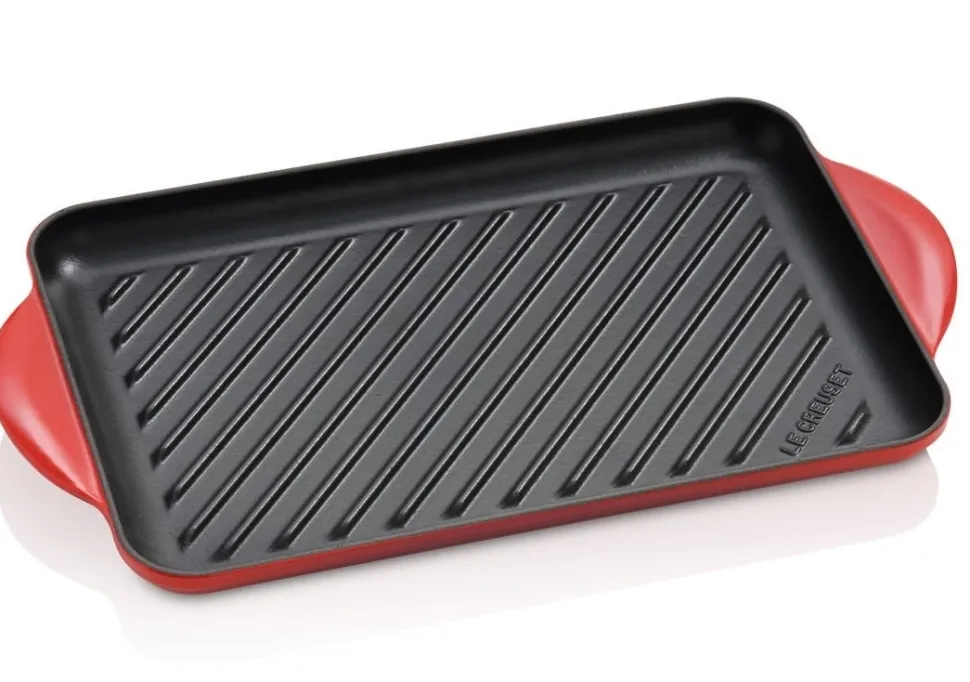 Grillplaat Le Creuset Rechthoekig Kersenrood 32 x 22 cm