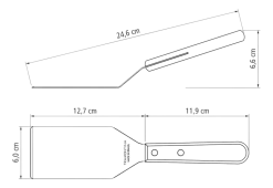 Grillspatel Tramontina Landhaus Bruin 25 x 6 cm