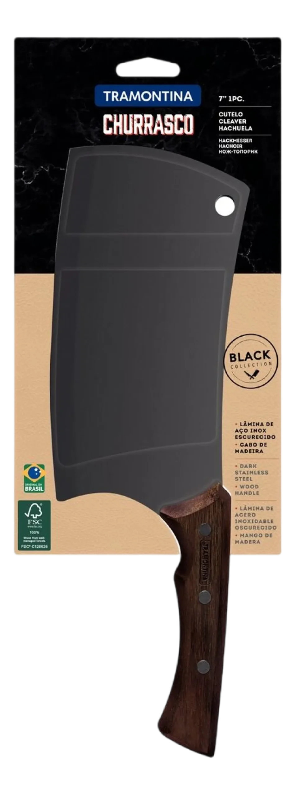 Tramontina Hakmes Churrasco Black 18 cm