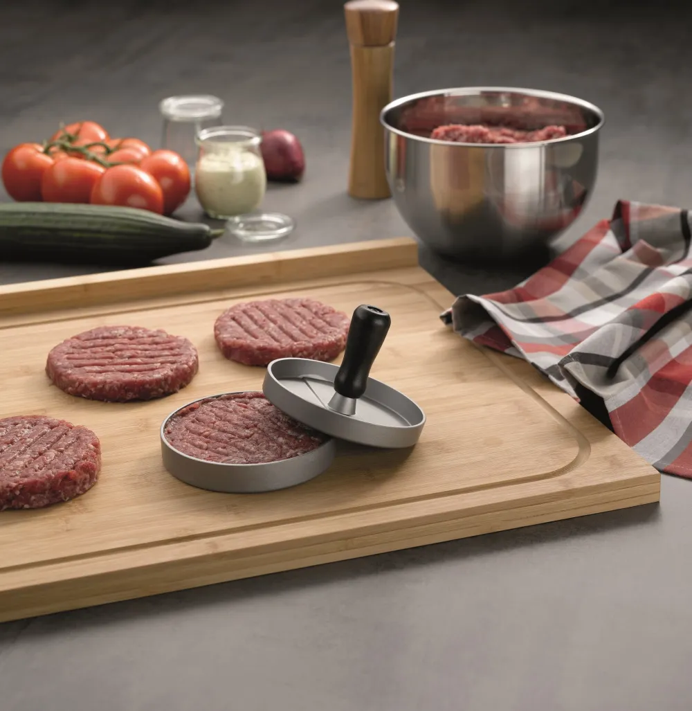 Kela Hamburgerpers Buffalo Zilver 12 cm Online