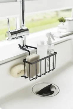 Hangende Gootsteenorganizer Yamazaki Tower Black