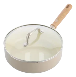GreenChef Hapjespan Nordics Met Keramische Antikleeflaag met deksel 24 cm Best