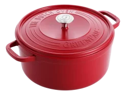 Hapjespan Greenpan Featherweights Met Keramische Antikleeflaag Met Deksel Red 22 cm