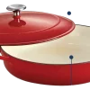 Hapjespan Tramontina Bestow Met Deksel Red 30 cm