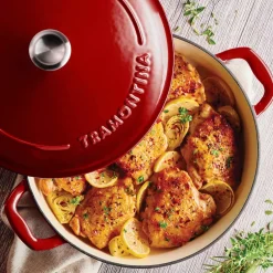 Hapjespan Tramontina Bestow Met Deksel Red 30 cm