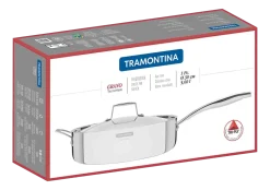 Hapjespan Tramontina Grano 3-Laags Zilver 30 cm