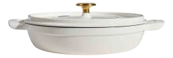Hapjespan Tramontina Met Deksel Beige 26 cm