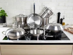 High Dome RVS Deksel Fissler Original-Profi Collection 24 cm