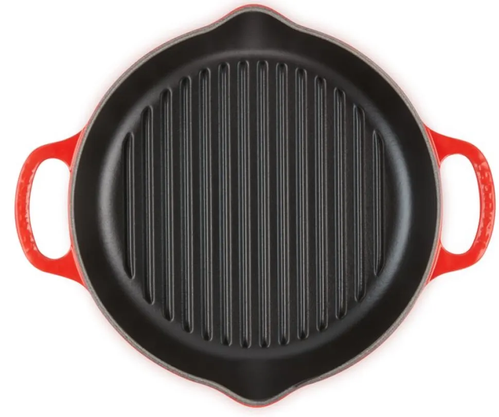 Hoge Grill Le Creuset Rond Kersenrood 25 cm