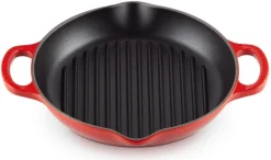 Le Creuset Hoge Grill Rond Oranjerood 25 cm New