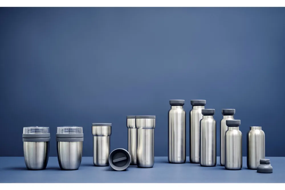 Mepal Isoleer Lunchbox On The Go Ellipse Nordic Sage 500 ml + 200 ml