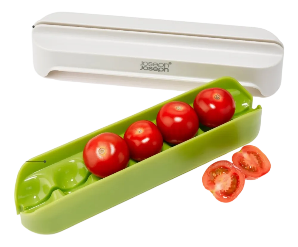 Joseph Joseph Halve-It Slicing Tool Stone / Green Hot