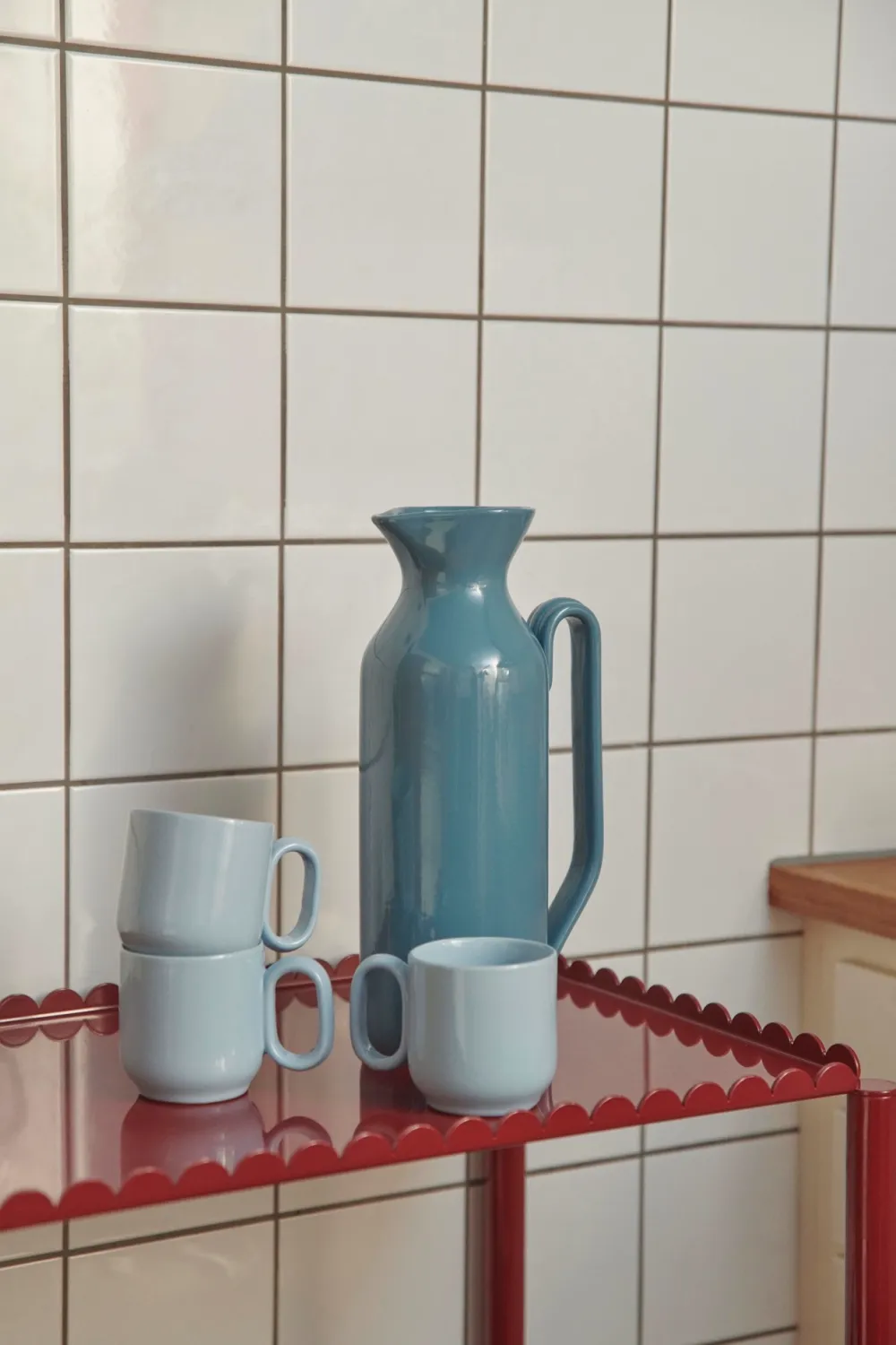 HAY Jug Barro Dark Blue Tall Sale