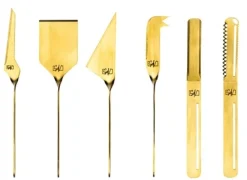Style de Vie Kaas- en Botermes Goud (6-Delig) Hot