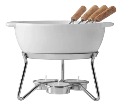 Kaasfondueset Boska Party Silver / White