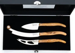 Kaasmes Laguiole Style de Vie Luxury Line Olijfhout (3-Delig)