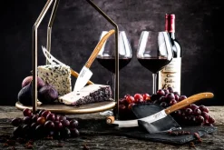 Kaasmes Laguiole Style de Vie Luxury Line Olijfhout (3-Delig)