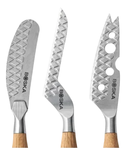 Kaasmessenset Boska Oslo+ Small Brown / Silver (Set van 5)